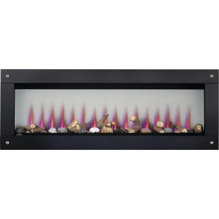 Purple/Pink Flames w/ Rock & Log Media Privacy Feature Enabled